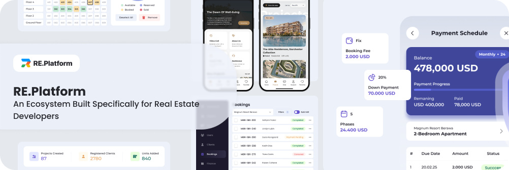 RE.Platform: An Ecosystem Built Specifically for Real Estate Developers