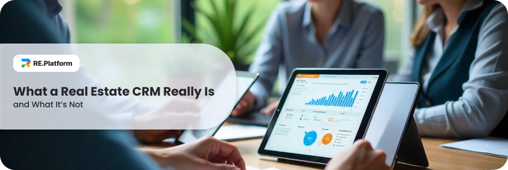 What a Real Estate CRM Really Is (and What It’s Not)