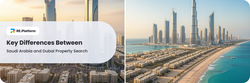 Key Differences Between Saudi Arabia and Dubai Property Search