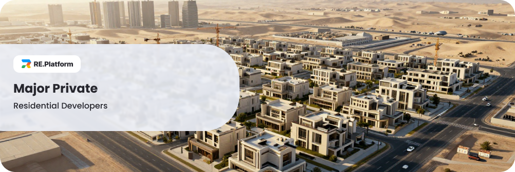 Major Private Residential Developers