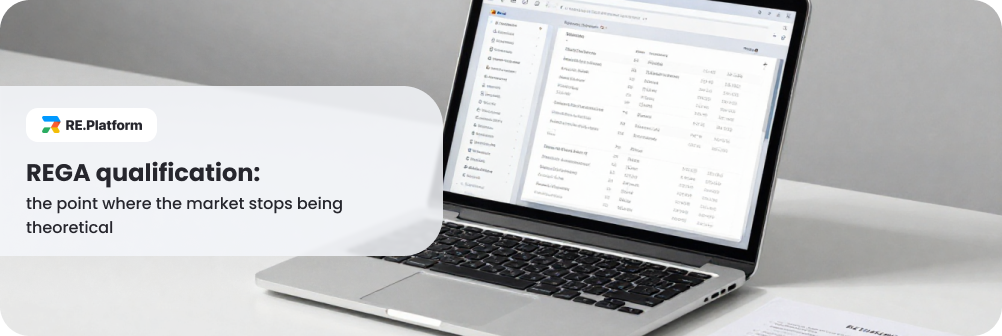 REGA qualification: the point where the market stops being theoretical