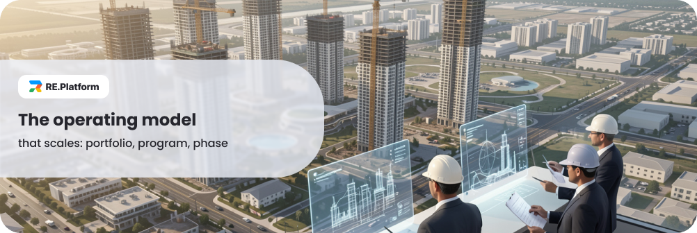 The operating model that scales: portfolio, program, phase