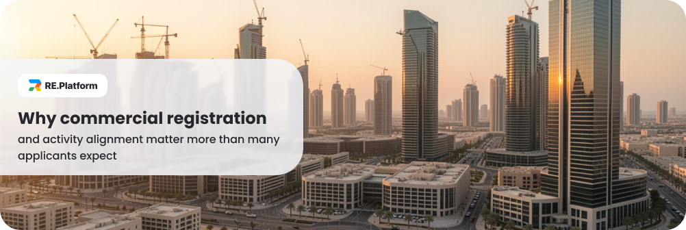 Why commercial registration and activity alignment matter more than many applicants expect