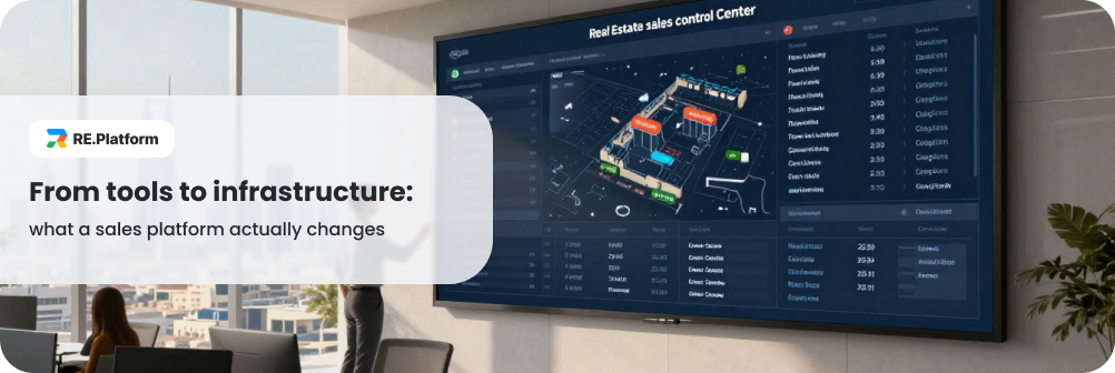 From tools to infrastructure: what a sales platform actually changes