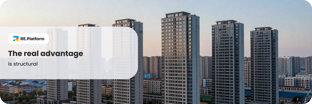 The real advantage is structural