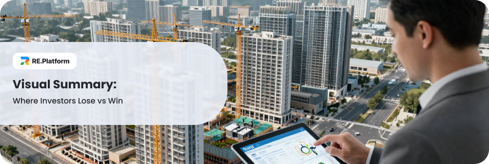 Visual Summary: Where Investors Lose vs Win