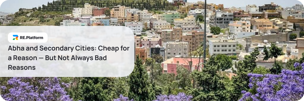 Abha and Secondary Cities: Cheap for a Reason — But Not Always Bad Reasons