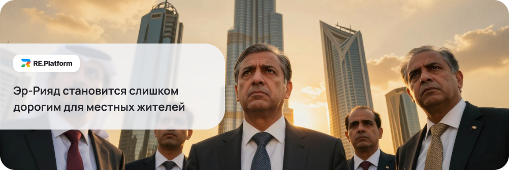Эр-Рияд становится слишком дорогим для местных жителей