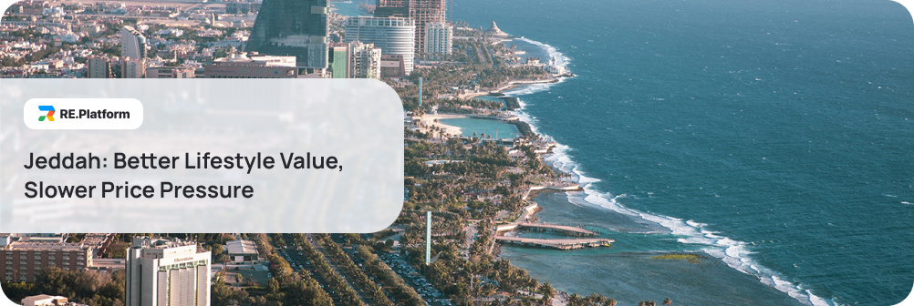 Jeddah: Better Lifestyle Value, Slower Price Pressure