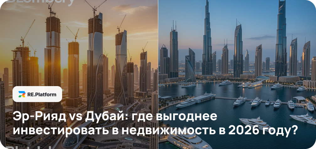 Эр-Рияд vs Дубай: где выгоднее инвестировать в недвижимость в 2026 году?