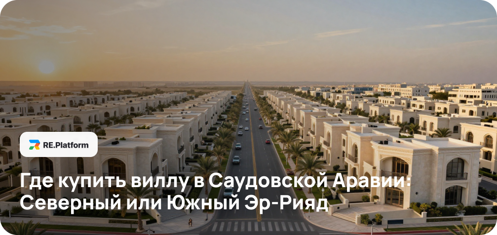 Где купить виллу в Саудовской Аравии: Северный или Южный Эр-Рияд