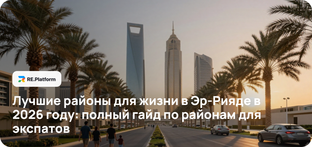 Лучшие районы для жизни в Эр-Рияде в 2026 году