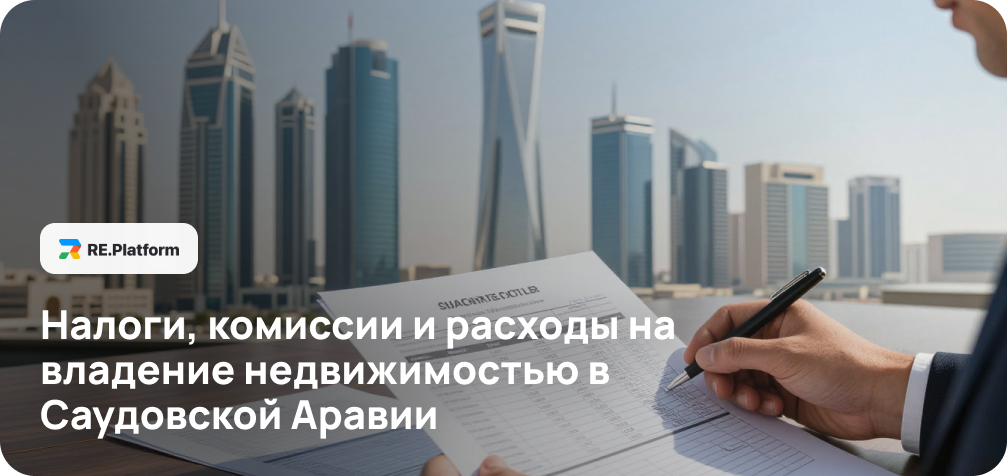 Налоги, комиссии и расходы на владение недвижимостью в Саудовской Аравии