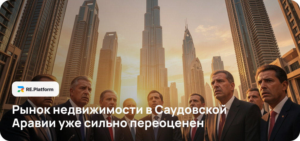 Рынок недвижимости в Саудовской Аравии уже сильно переоценен 