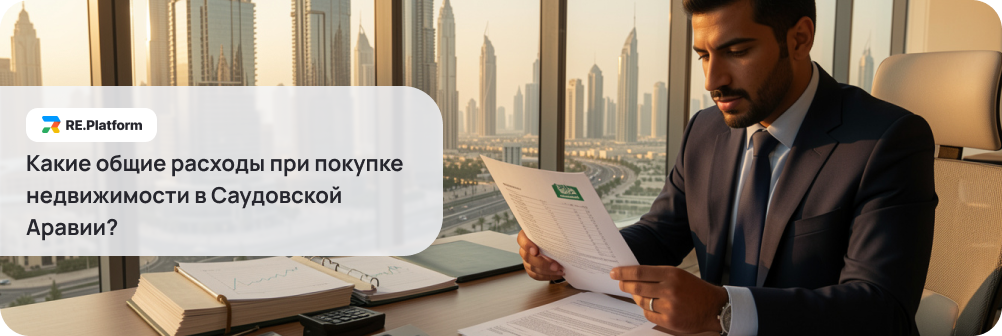 Какие общие расходы при покупке недвижимости в Саудовской Аравии?