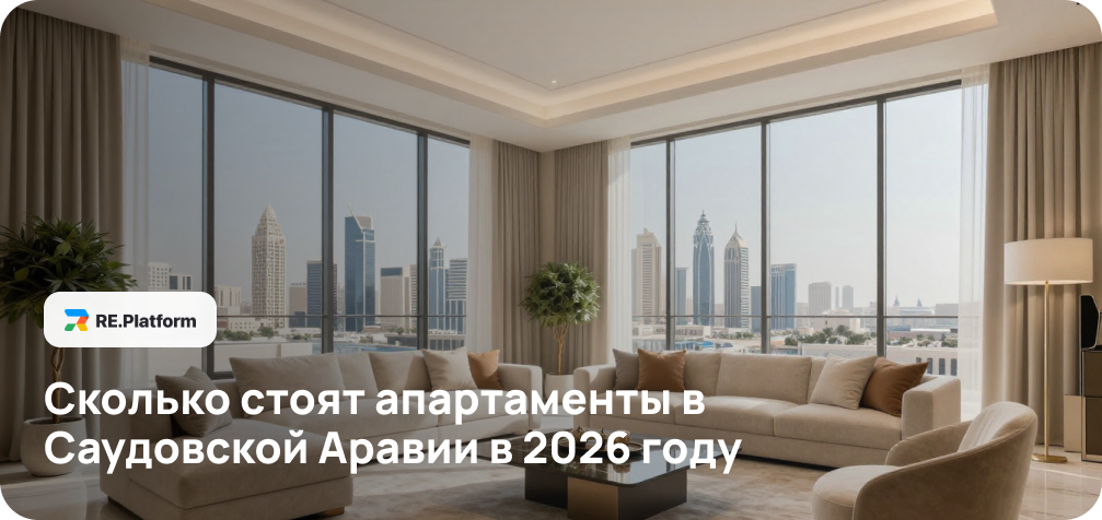 Сколько стоят апартаменты в Саудовской Аравии в 2026 году