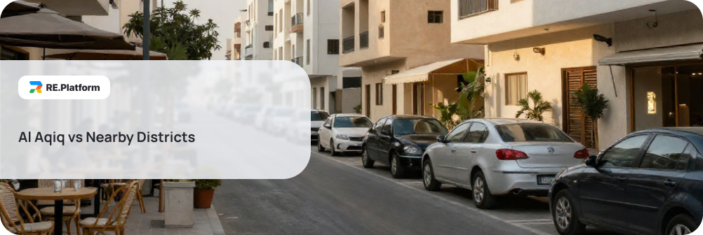 Al Aqiq vs Nearby Districts