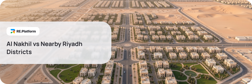 Al Nakhil vs Nearby Riyadh Districts