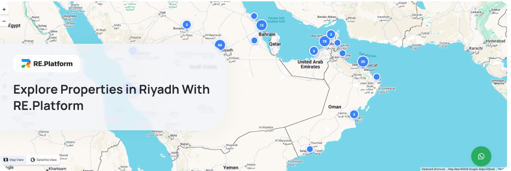 Explore Properties in Riyadh With RE.Platform