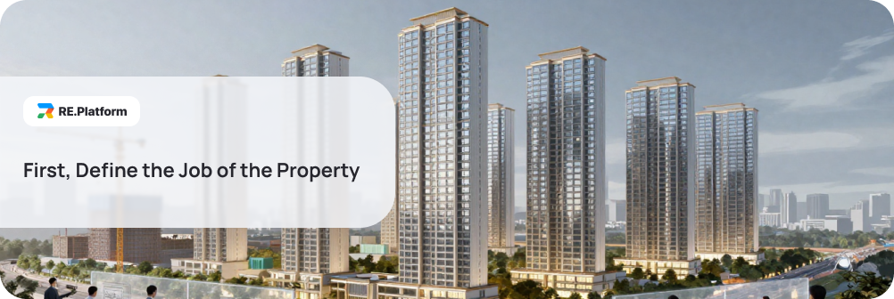 First, Define the Job of the Property
