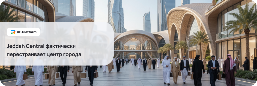 Jeddah Central фактически перестраивает центр города