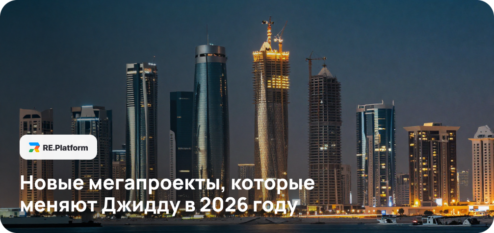 Новые мегапроекты, которые меняют Джидду в 2026 году