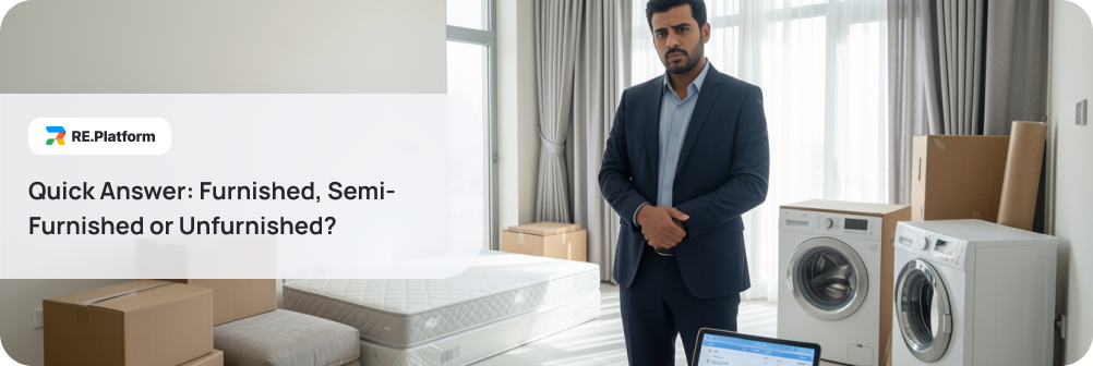 Quick Answer: Furnished, Semi-Furnished or Unfurnished?