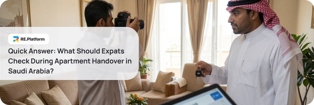Quick Answer: What Should Expats Check During Apartment Handover in Saudi Arabia?
