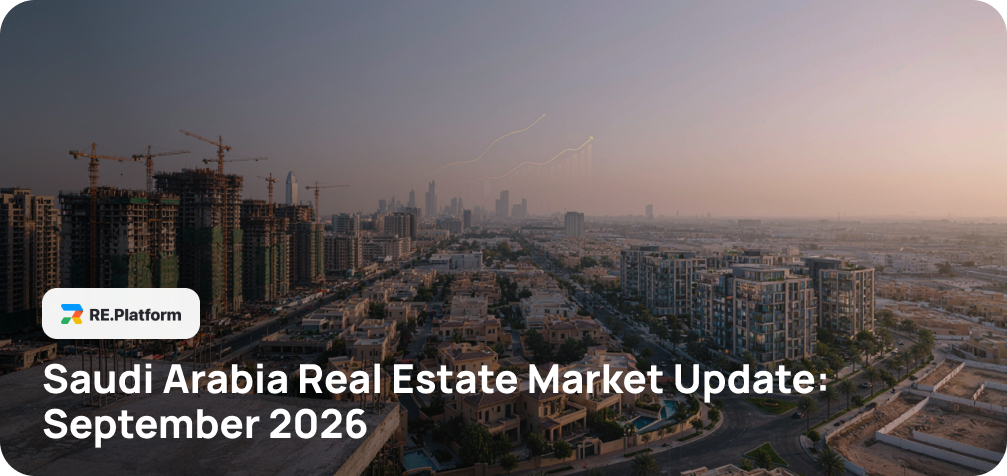 Saudi Arabia Real Estate Market Update: September 2026